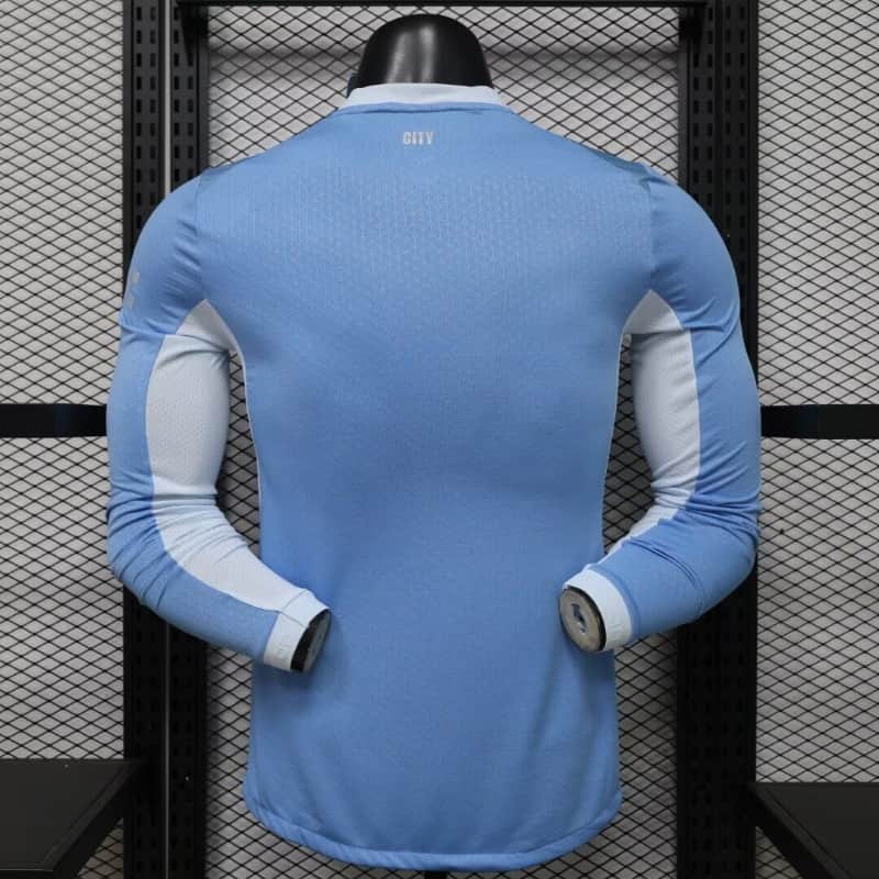 AAA Quality Manchester City 26/27 Home Long Sleeve Soccer Jersey (Player) Leaked
