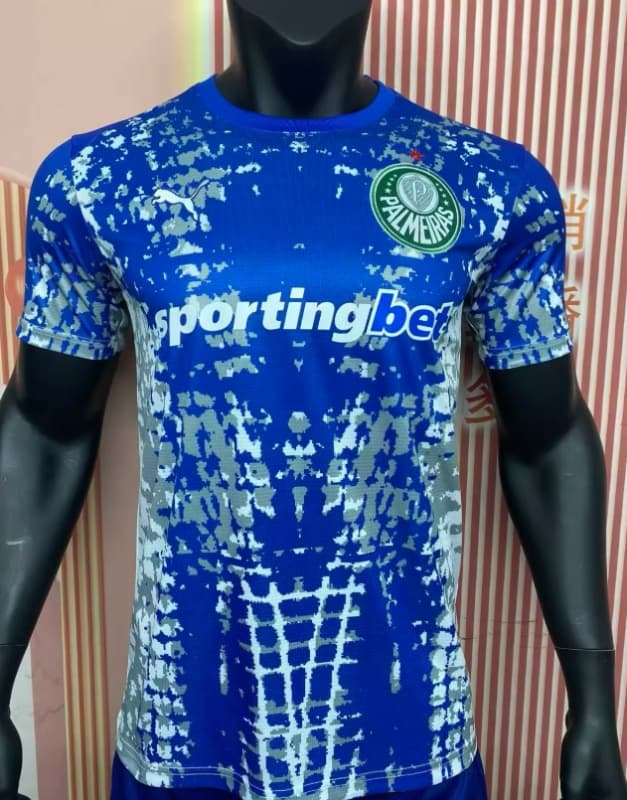 AAA Quality Palmeiras 2026 Goalkeeper Blue Soccer Jersey AAA Quality Palmeiras 2026 Goalkeeper Blue Soccer Jersey