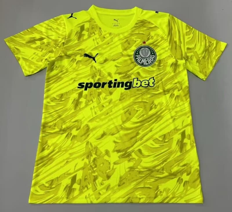 AAA Quality Palmeiras 2026 Goalkeeper Yellow Soccer Jersey