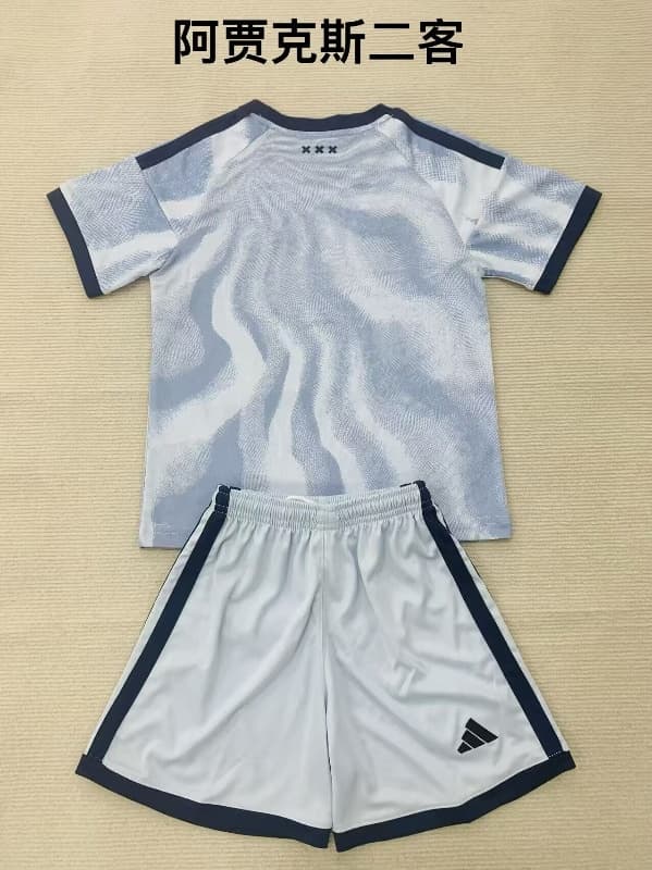 Kids Ajax 26/27 Third Soccer Jersey And Shorts