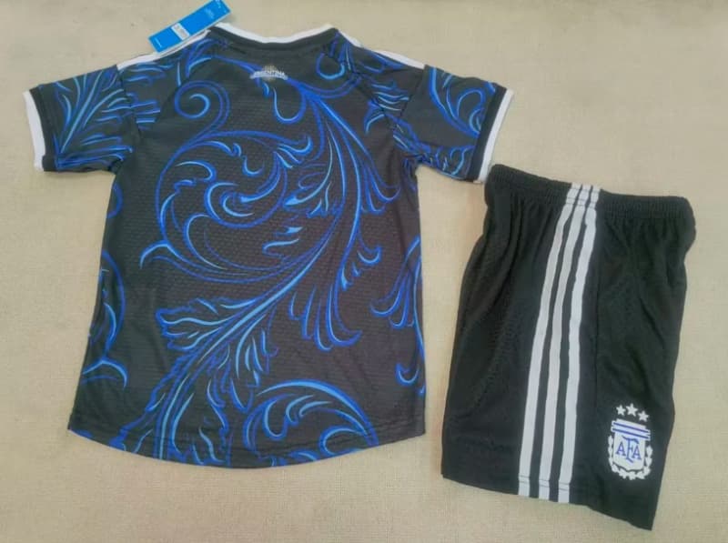 Kids Argentina 2026 World Cup Away Soccer Jersey And Shorts (Player)