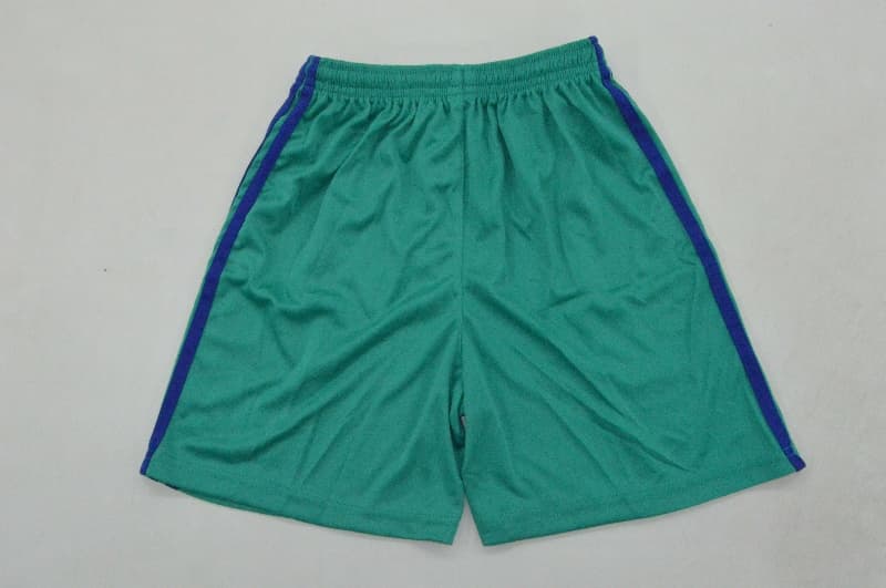 Kids Argentina 2026 World Cup Goalkeeper Green Soccer Jersey And Shorts