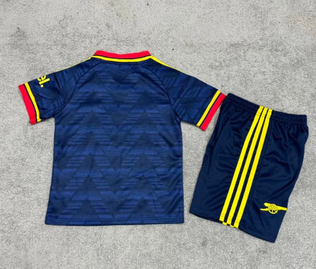 Kids Arsenal 26/27 Away Soccer Jersey And Shorts (Leaked)
