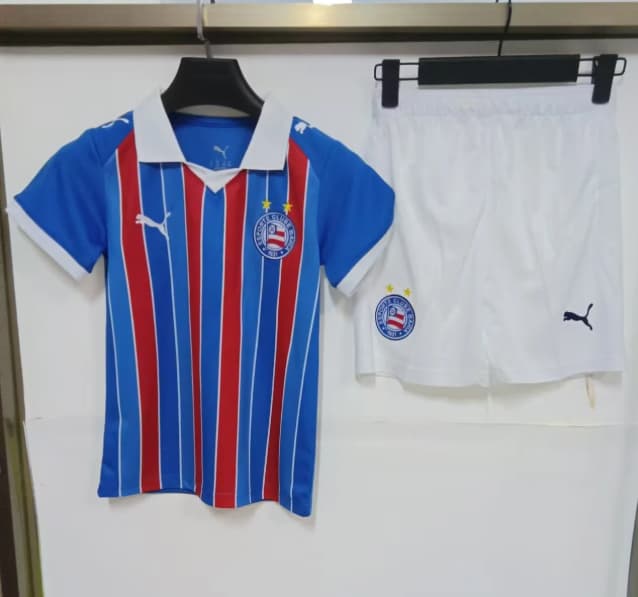 Kids Bahia 2026 Away Soccer Jersey And Shorts Kids Bahia 2026 Away Soccer Jersey And Shorts
