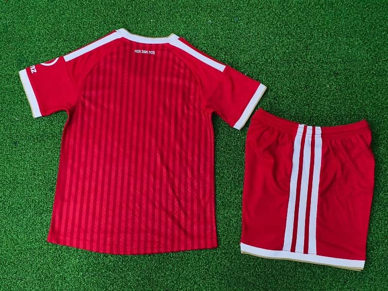 Kids Bayern Munich 26/27 Home Soccer Jersey And Shorts (Player) Leaked