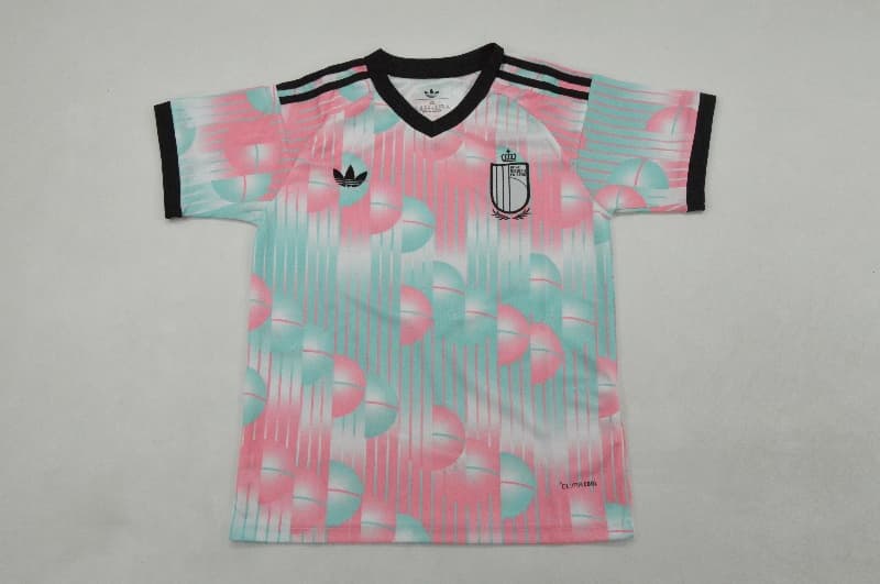 Kids Belgium 2026 World Cup Away Soccer Jersey And Shorts