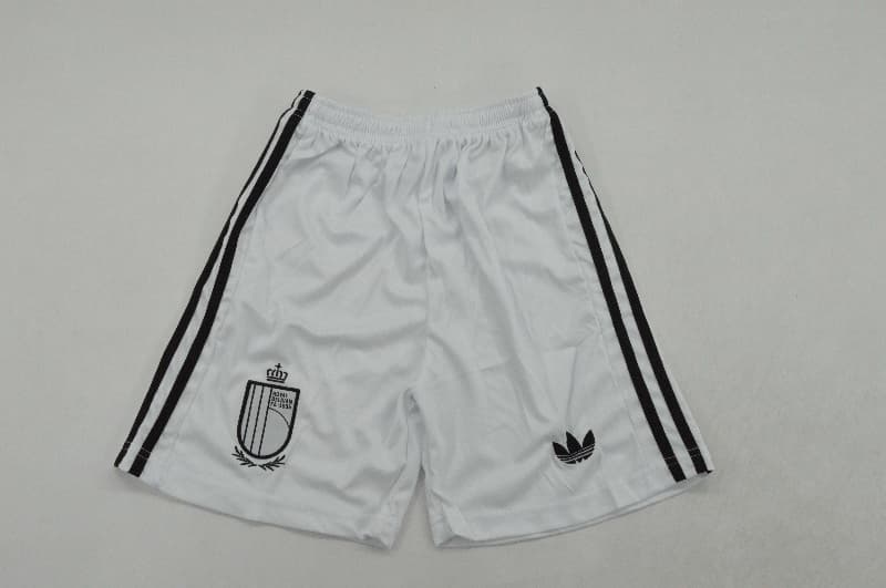 Kids Belgium 2026 World Cup Away Soccer Jersey And Shorts