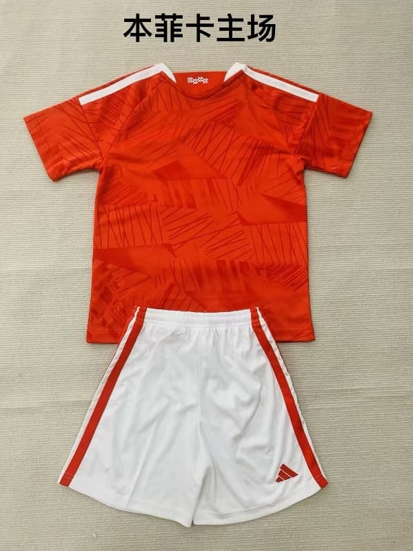 Kids Benfica 26/27 Home Soccer Jersey And Shorts