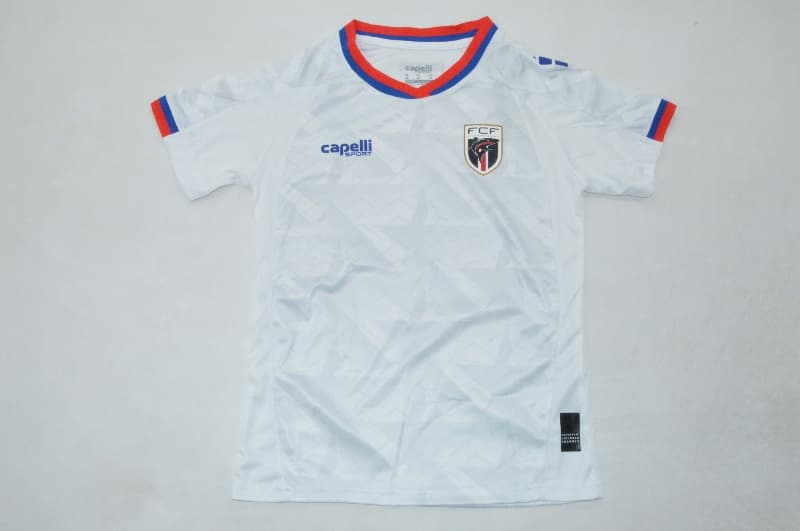 Kids Cape Verde 2026 World Cup Away Soccer Jersey And Shorts
