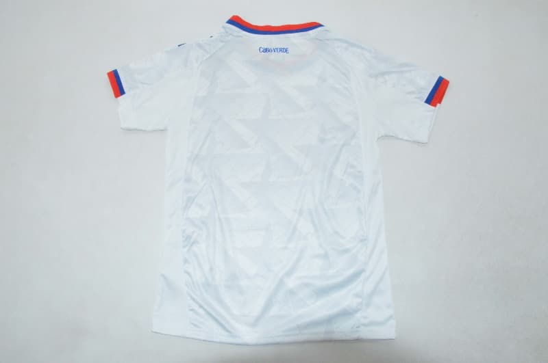 Kids Cape Verde 2026 World Cup Away Soccer Jersey And Shorts