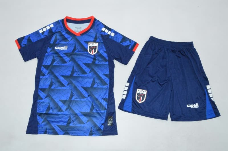 Kids Cape Verde 2026 World Cup Home Soccer Jersey And Shorts