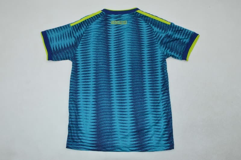 Kids Colombia 2026 World Cup Away Soccer Jersey And Shorts