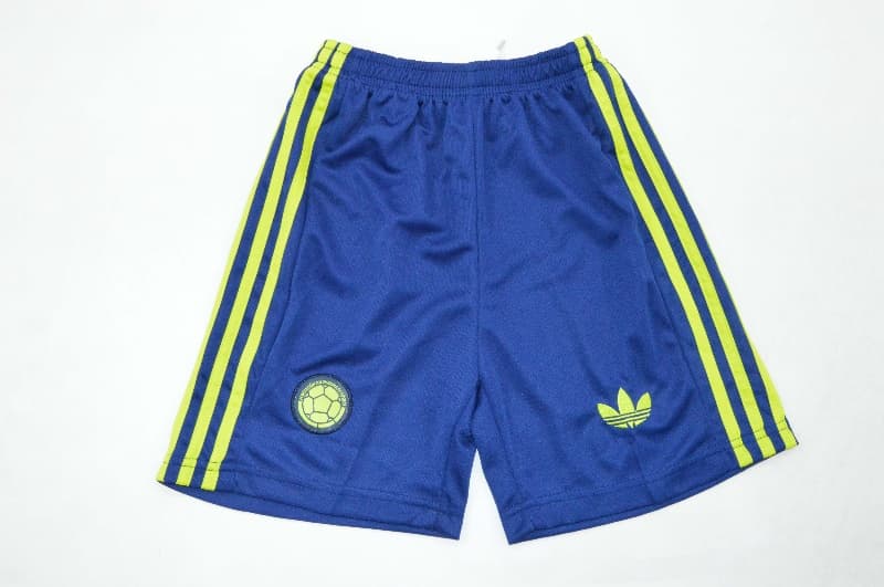 Kids Colombia 2026 World Cup Away Soccer Jersey And Shorts