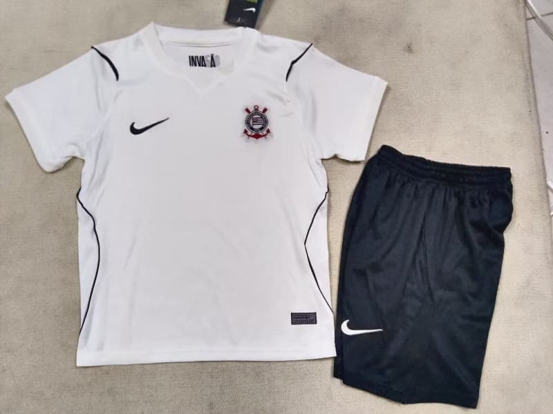 Kids Corinthians 2026 Home Soccer Jersey And Shorts Kids Corinthians 2026 Home Soccer Jersey And Shorts