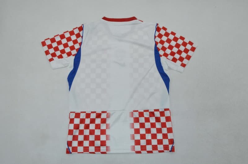 Kids Croatia 2026 World Cup Home Soccer Jersey And Shorts