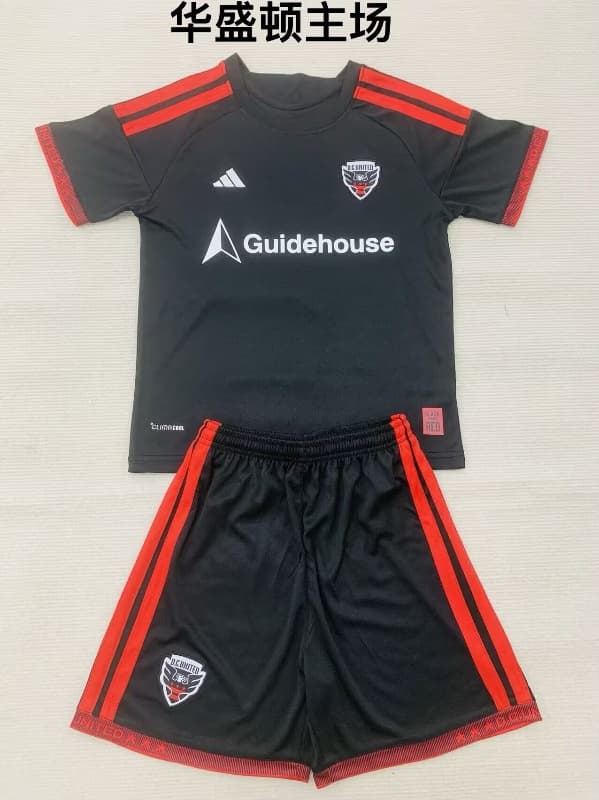 Kids DC United 2026 Home Soccer Jersey And Shorts Kids DC United 2026 Home Soccer Jersey And Shorts