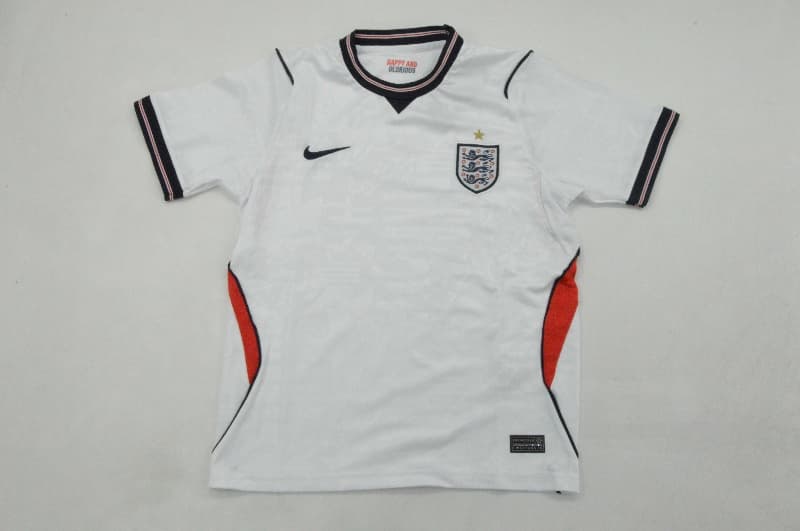Kids England 2026 World Cup Home Soccer Jersey And Shorts