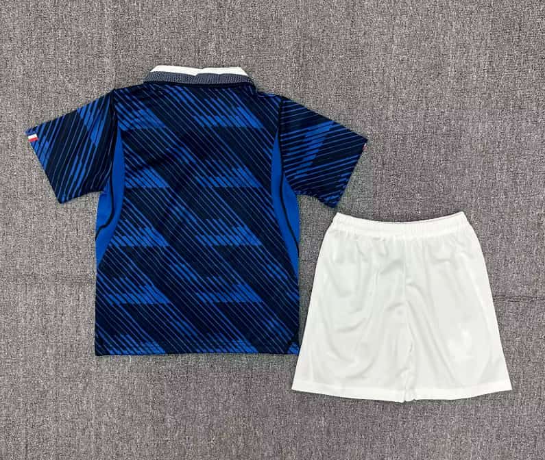 Kids France 2026 World Cup Home Soccer Jersey And Shorts