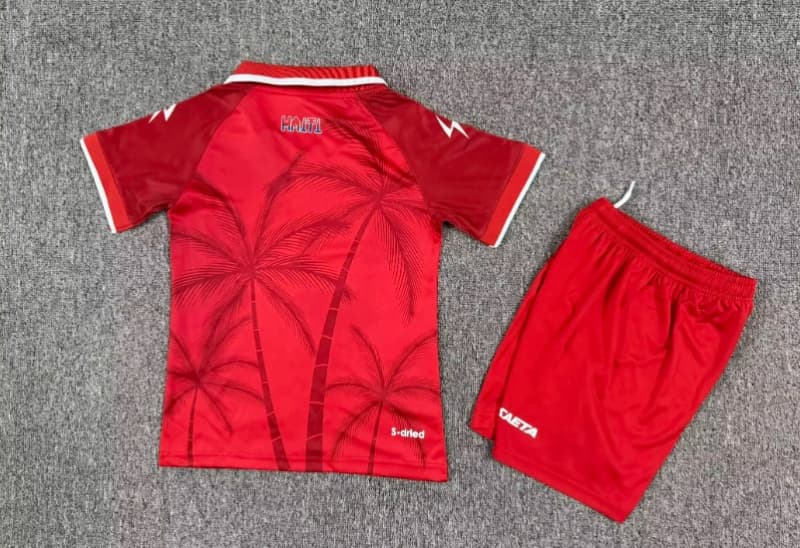 Kids Haiti 2026 Third Soccer Jersey And Shorts