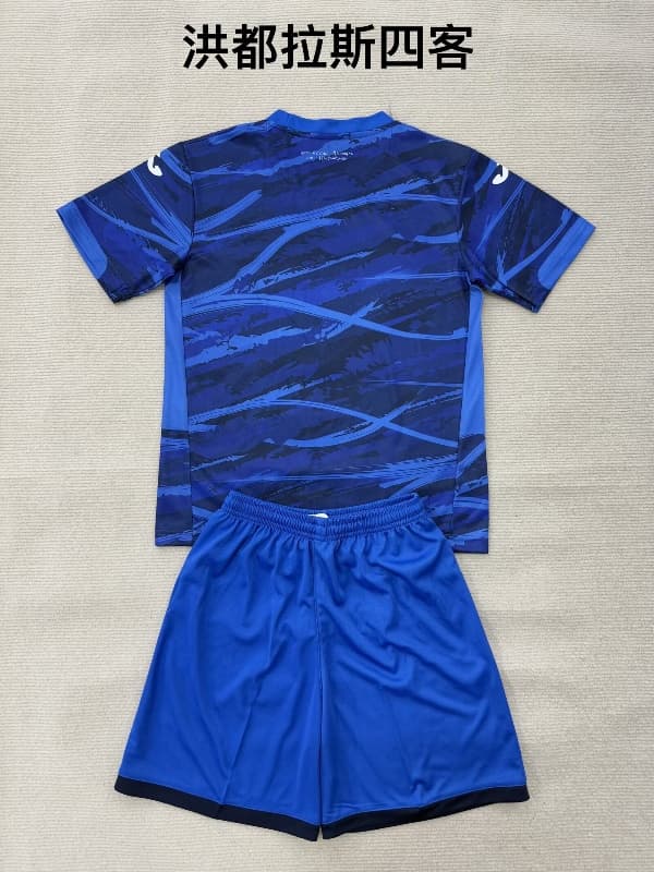 Kids Honduras 2026 Fourth Soccer Jersey And Shorts