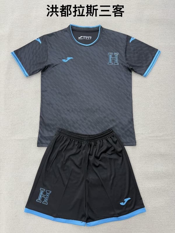 Kids Honduras 2026 Third Soccer Jersey And Shorts Kids Honduras 2026 Third Soccer Jersey And Shorts