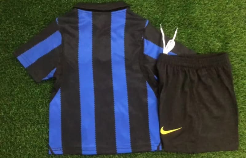 Kids Inter Milan 26/27 Home Soccer Jersey And Shorts (Leaked)