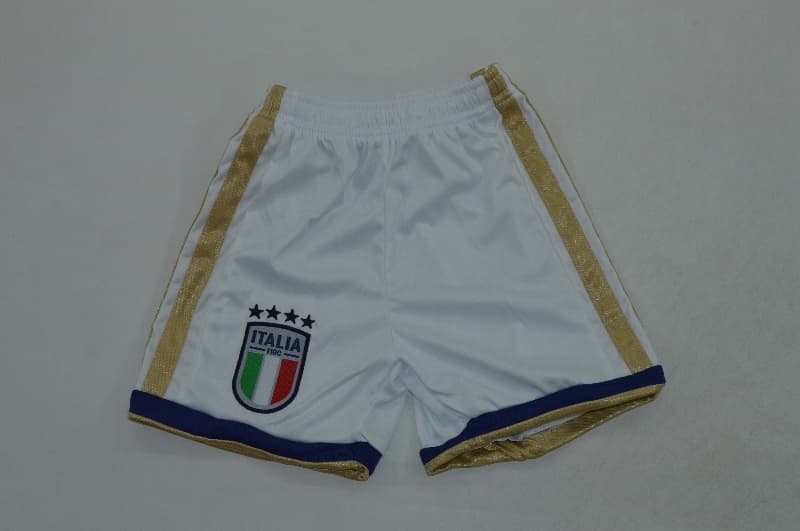 Kids Italy 2026 Home Soccer Jersey And Shorts (Player)