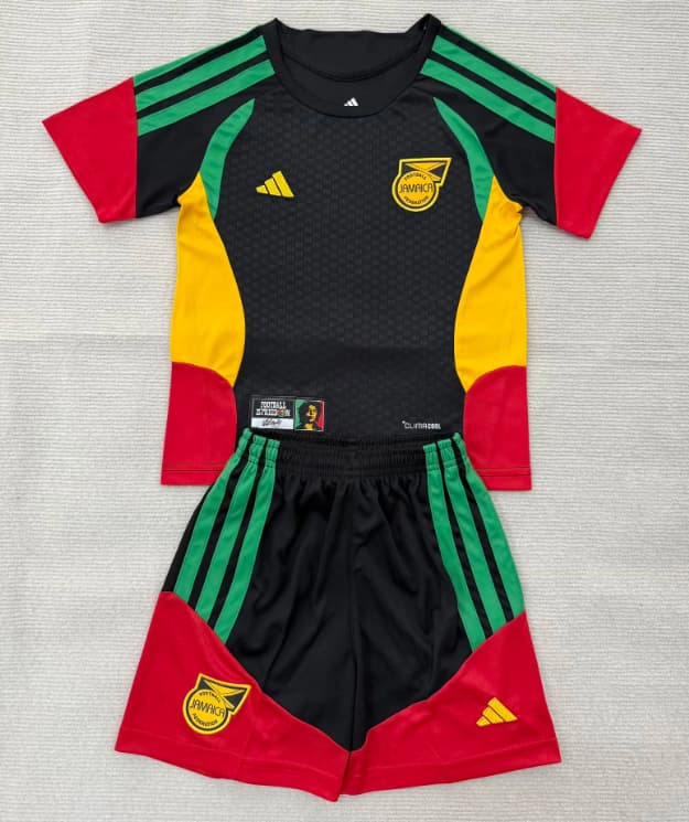 Kids Jamaica 2026 Training Soccer Jersey And Shorts