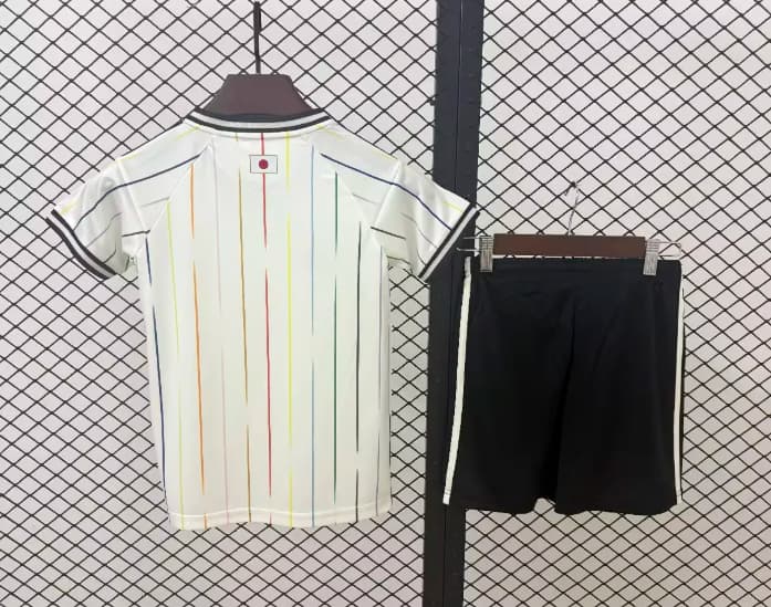 Kids Japan 2026 World Cup Away Soccer Jersey And Shorts