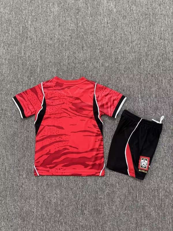 Kids Korea 2026 World Cup Home Soccer Jersey And Shorts