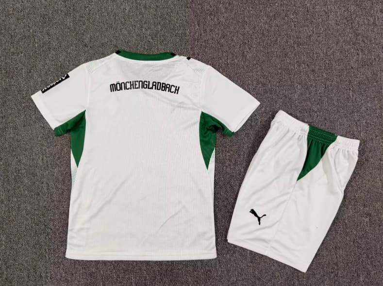 Kids Monchengladbach 26/27 Home Soccer Jersey And Shorts