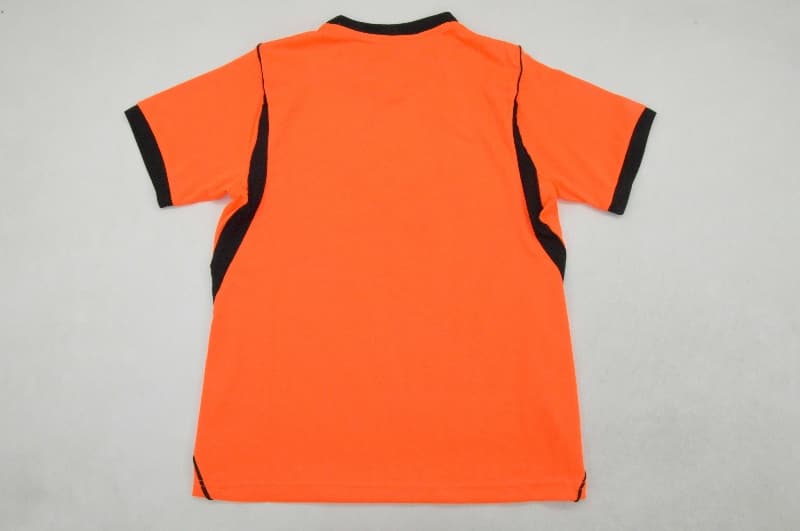 Kids Netherlands 2026 World Cup Home Soccer Jersey And Shorts