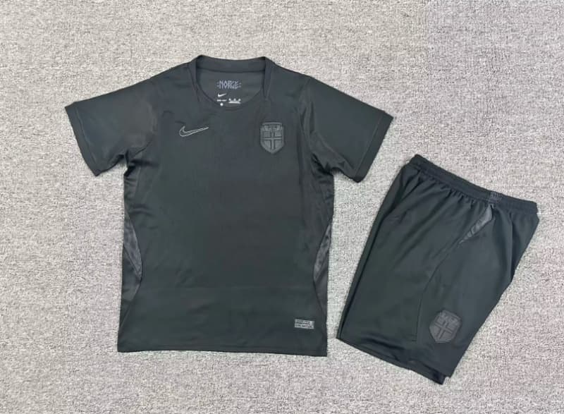 Kids Norway 2026 World Cup Away Soccer Jersey And Shorts