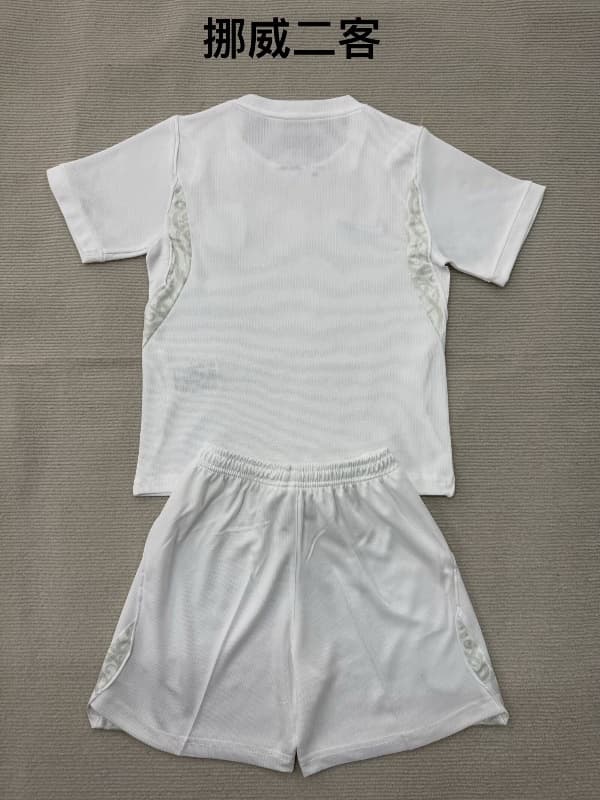 Kids Norway 2026 World Cup Third Soccer Jersey And Shorts