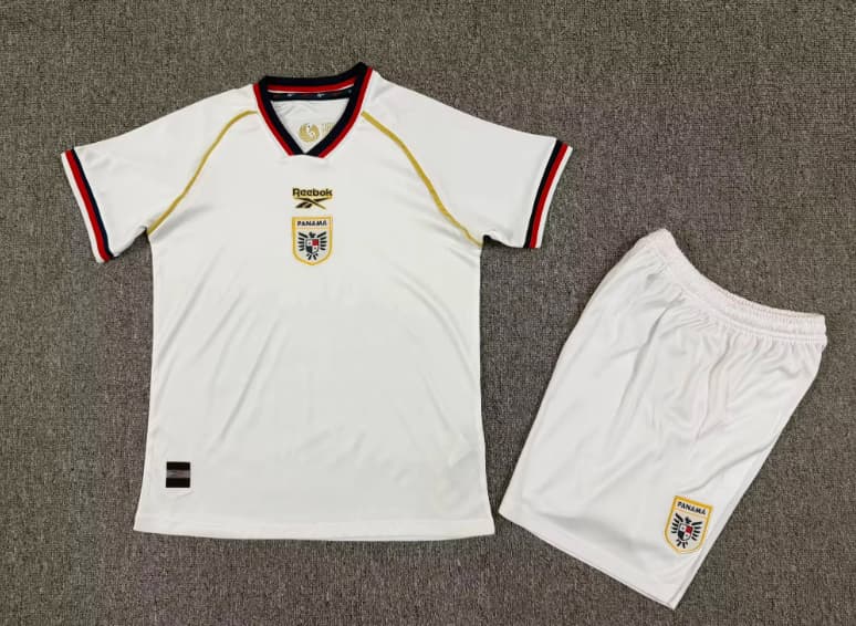 Kids Panama 2026 World Cup Away Soccer Jersey And Shorts Kids Panama 2026 World Cup Away Soccer Jersey And Shorts