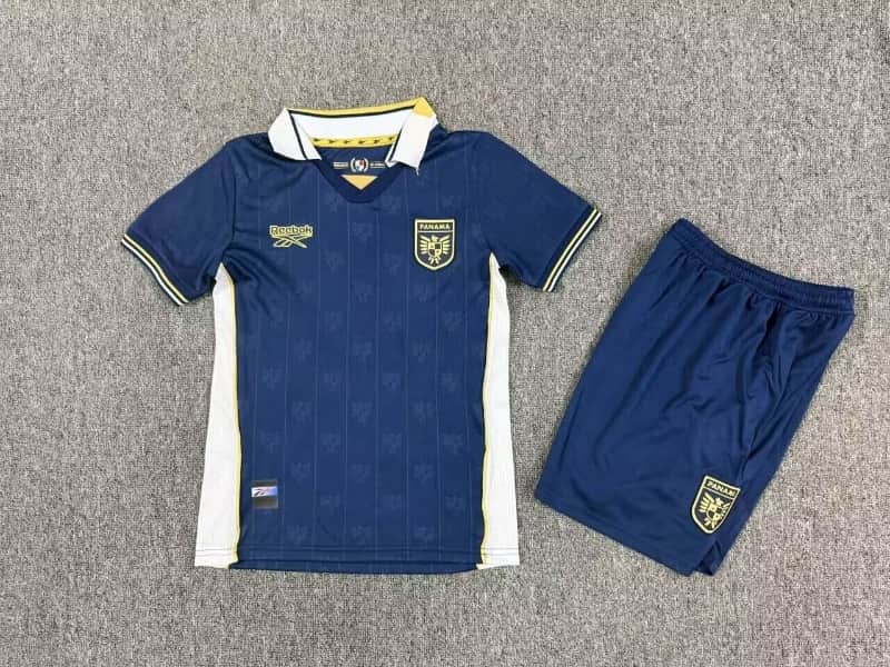 Kids Panama 2026 World Cup Third Soccer Jersey And Shorts Kids Panama 2026 World Cup Third Soccer Jersey And Shorts
