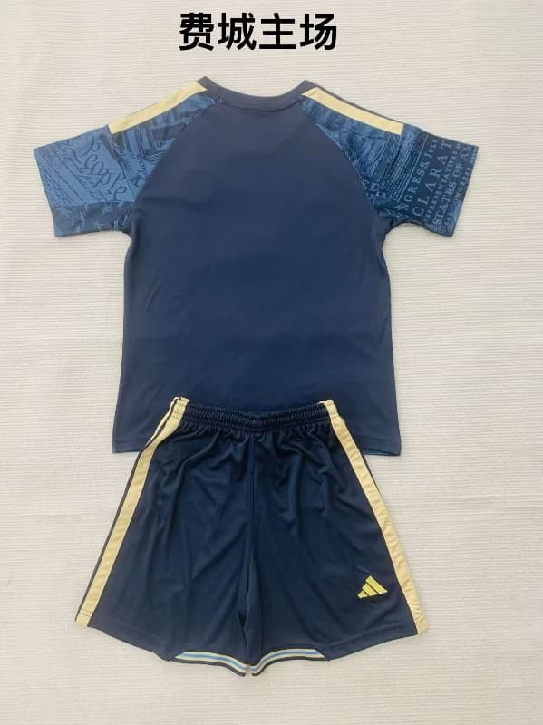 Kids Philadelphia Union 2026 Home Soccer Jersey And Shorts