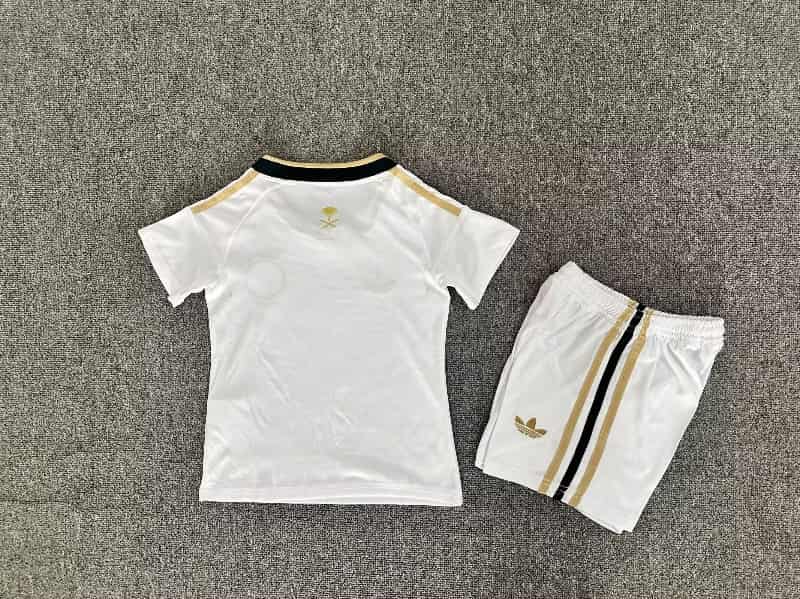 Kids Saudi Arabia 2026 World Cup Away Soccer Jersey And Shorts