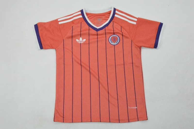 Kids Scotland 2026 Away Soccer Jersey And Shorts