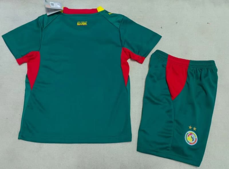 Kids Senegal 2026 World Cup Away Soccer Jersey And Shorts