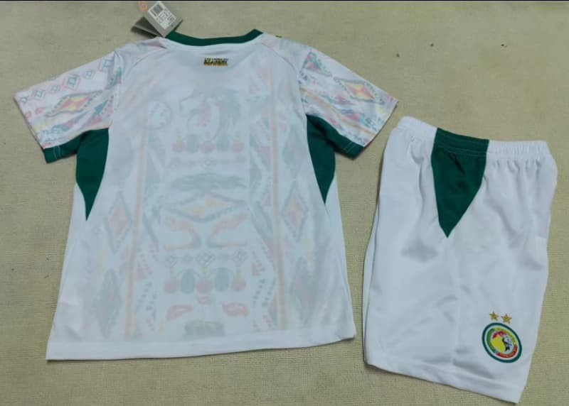 Kids Senegal 2026 World Cup Home Soccer Jersey And Shorts