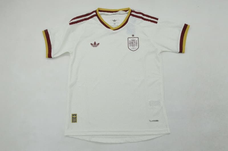 Kids Spain 2026 World Cup Away Soccer Jersey And Shorts (Player)