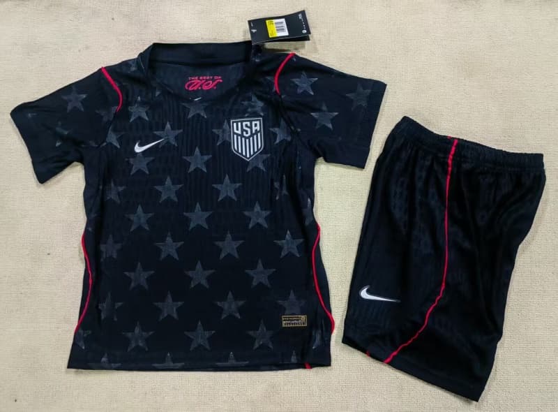Kids USA 2026 World Cup Away Soccer Jersey And Shorts (Player) Kids USA 2026 World Cup Away Soccer Jersey And Shorts (Player)