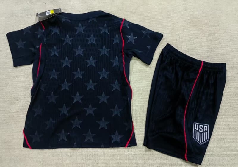 Kids USA 2026 World Cup Away Soccer Jersey And Shorts (Player)