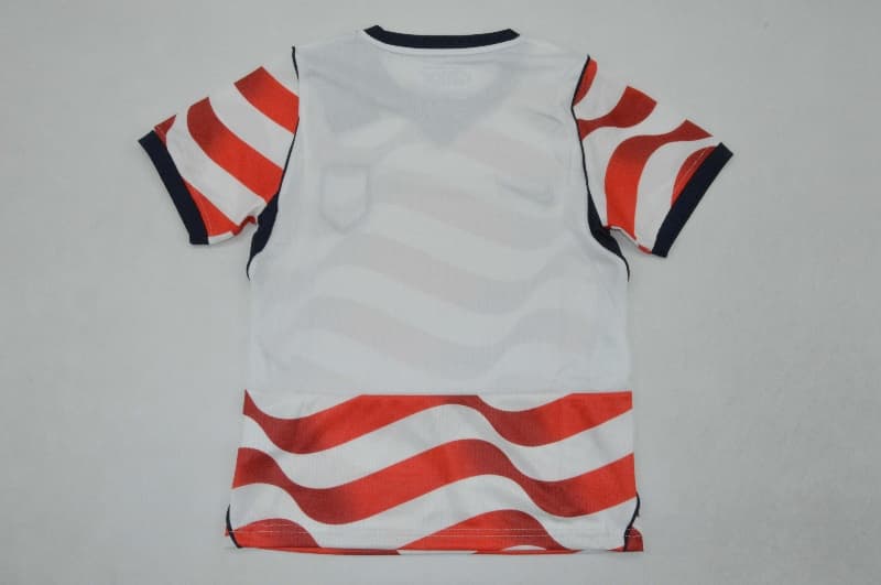 Kids USA 2026 Home Soccer Jersey And Shorts