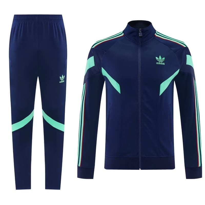 AAA Quality Adidas 2026 Dark Blue Soccer Tracksuit 03