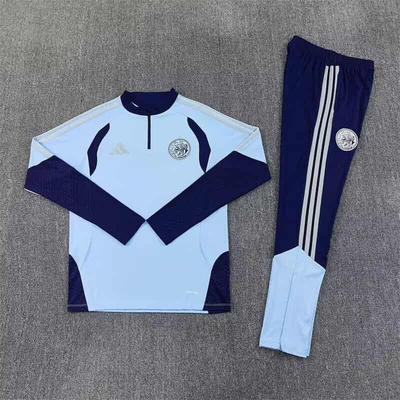 AAA Quality Ajax 26/27 Light Blue Soccer Tracksuit AAA Quality Ajax 26/27 Light Blue Soccer Tracksuit