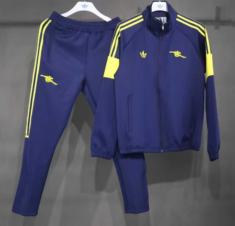 AAA Quality Arsenal 26/27 Dark Blue Soccer Tracksuit 02 AAA Quality Arsenal 26/27 Dark Blue Soccer Tracksuit 02