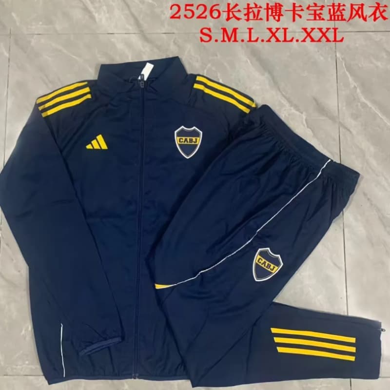 AAA Quality Boca Juniors 2026 Dark Blue Soccer Tracksuit