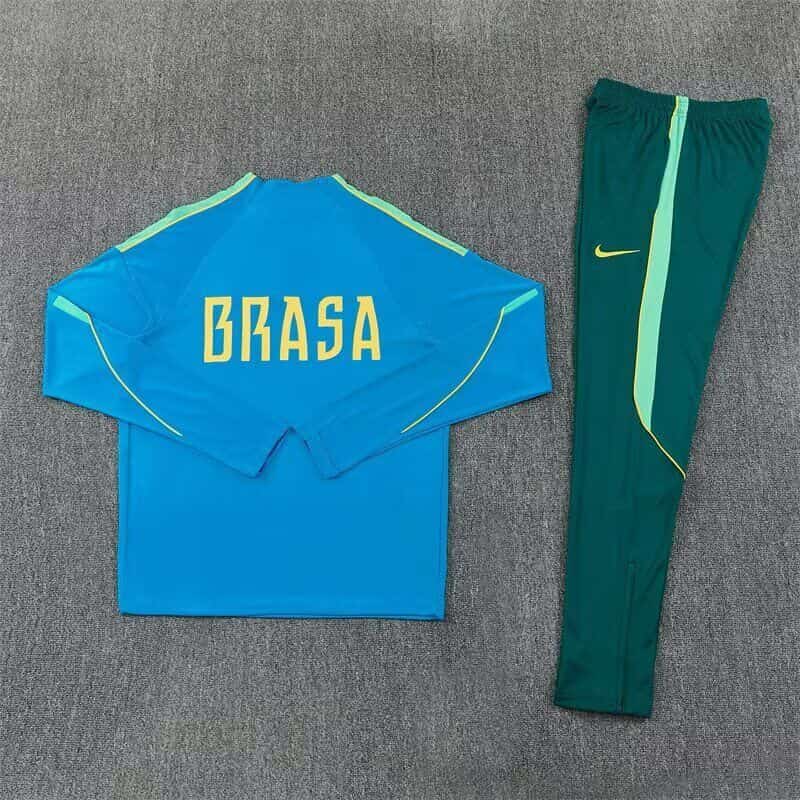 AAA Quality Brazil 2026 Blue Soccer Tracksuit